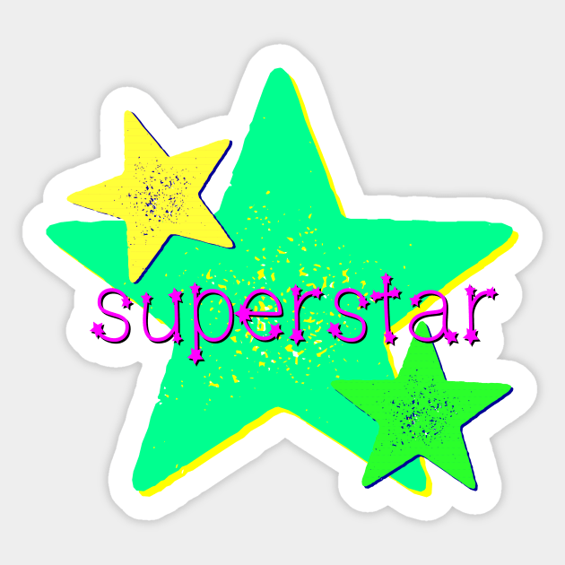 Super Star Stickers, Star Shaped