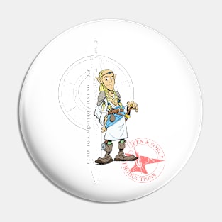 Half-Elf Adventurer Pin