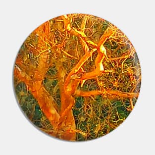 Golden Tree Pin