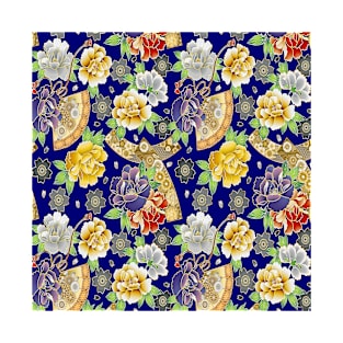 Japanese Floral Pattern T-Shirt