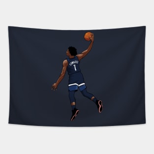 Anthony Edwards Vector Dunk Tapestry