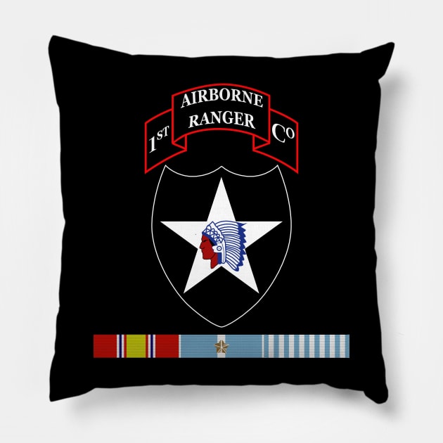 1st Ranger Infantry Co - 2nd ID SSI w KOREA SVC X 300 Pillow by twix123844