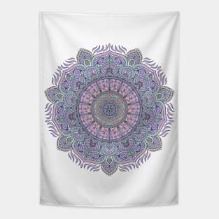 Pink Purple and Blue Mandala Tapestry