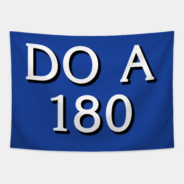 Do A 180, clue card Tapestry by KFig21