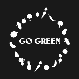 Vegan Go Green Awareness T-Shirt