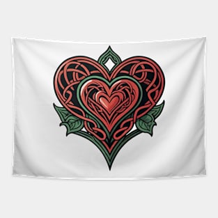 A Celtic Heart Tapestry