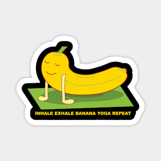 Banana Yoga Magnet