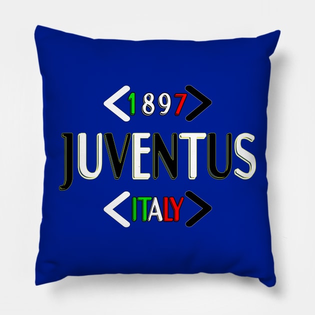 Juventus italy Classic Pillow by Medo Creations