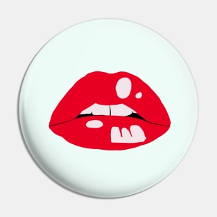 Beauty Lips Mask Pin