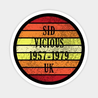 Sid Vicious DEC26 England 1957 1979 Music D5138 Magnet