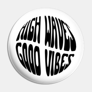 High waves littering Pin