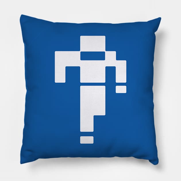 Running Man Player One Pillow by Uri_the_Red