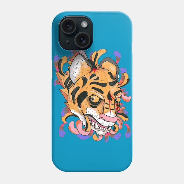 Trapped Tiger Phone Case by Sleepyvolf