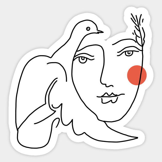 woman face roblox | Sticker