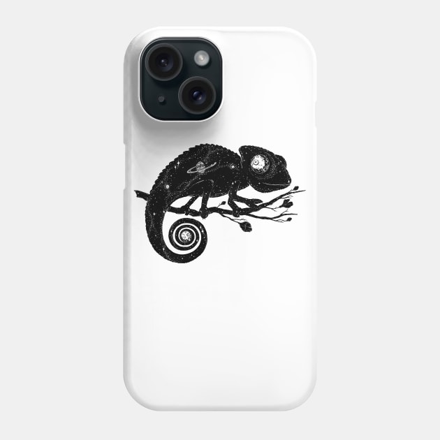 Cosmic Chameleon Phone Case by TenkenNoKaiten