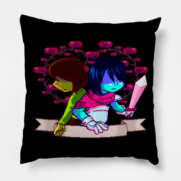 Kris - Deltarune Pillow by maverickmichi