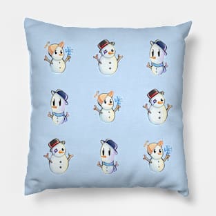 Snowmen Pattern Pillow