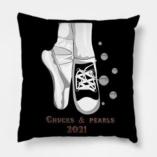 chucks and pearls 2021 Pillow