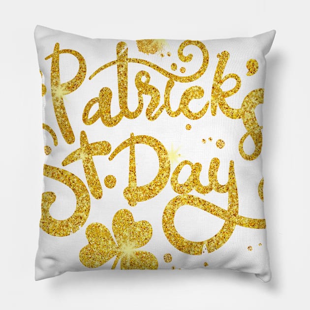 Funny St.patrick of ireland Pillow by Nadashopwien