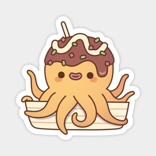 Cute Octopus Japanese Takoyaki Snack Magnet