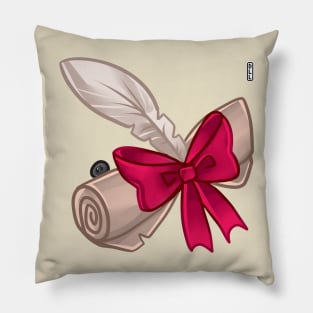 Parchment and Quill Pillow