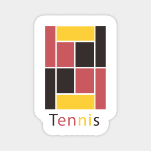 TENNIS COURT PALETTE Magnet