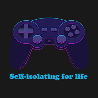 Self-Isolation Videogame Controller T-Shirt