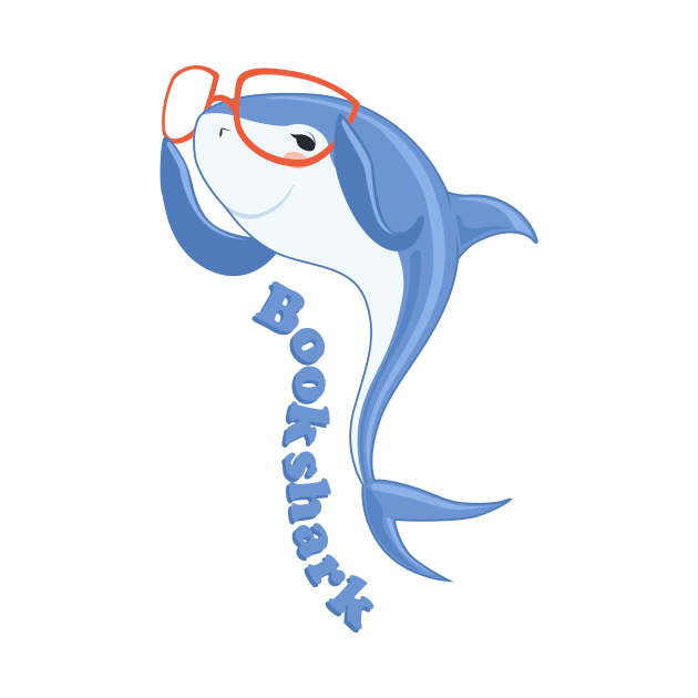 bookworm bookshark shark by Johnny_Sk3tch