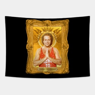 Saint Richard Simmons ))(( Retro Fitness Icon Design Tapestry