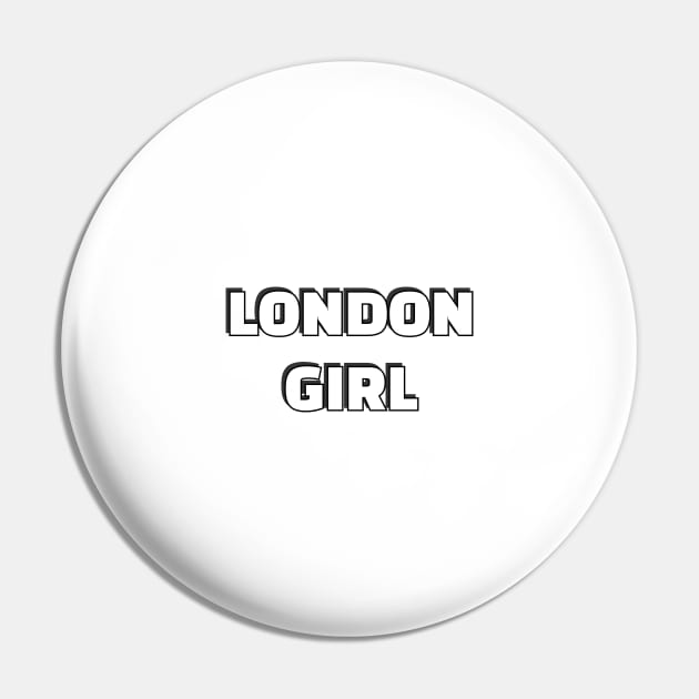 London Girl Pin by brightnomad