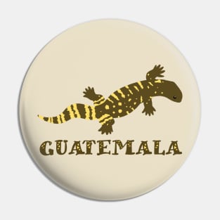 Guatemala Beaded Lizard Pin