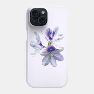 Lavender Water Lilies Phone Case