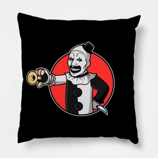 Vault clown Pillow