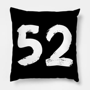 Number 52 Pillow