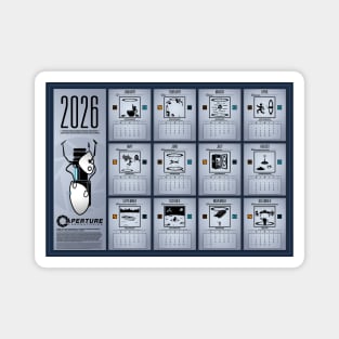 Portal-Creation Gun 2026 Calendar Magnet