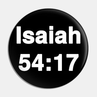 Isaiah Typography Pin