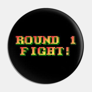 Street Fighter - Round 1 One Fight! Pin