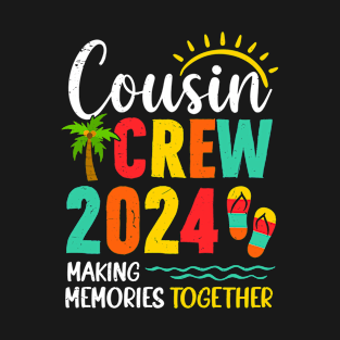 Cousin Crew 2024 Summer Vacation Beach Family Trip Matching T-Shirt