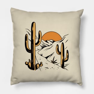 Desert Road Pillow