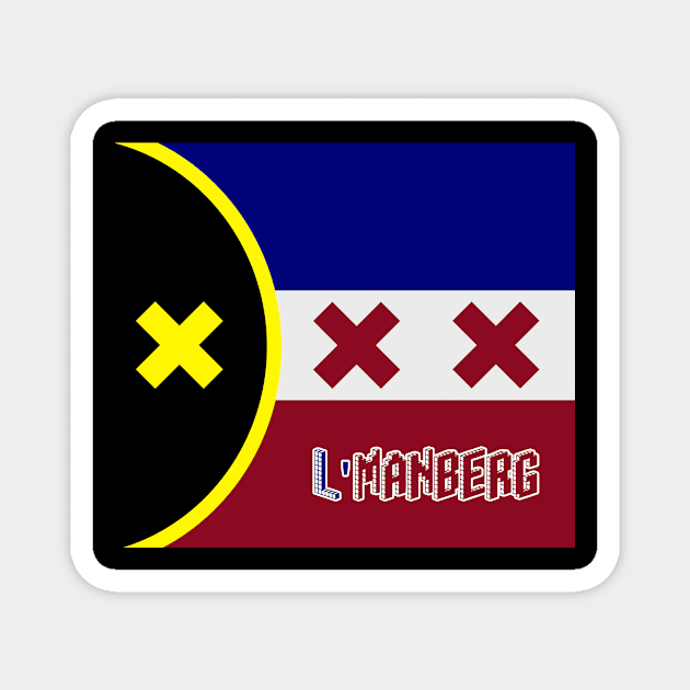 L'Manberg Flag Magnet by MBNEWS