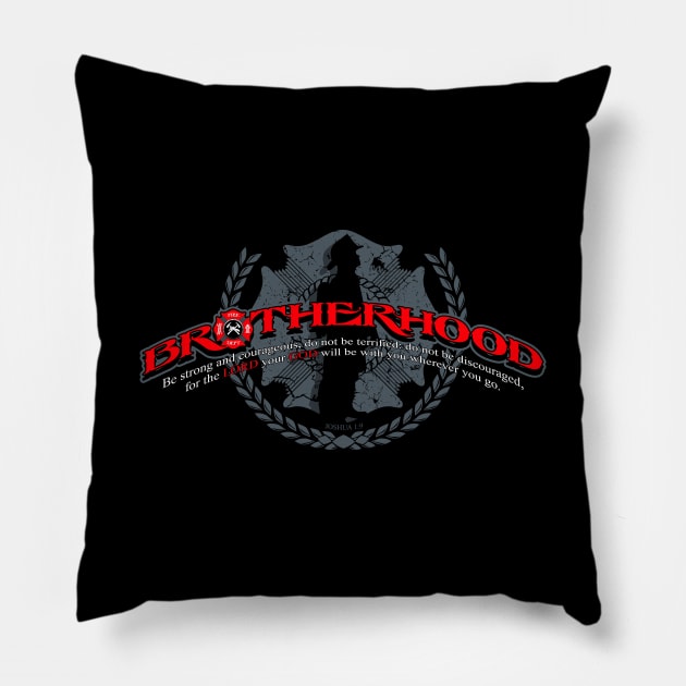 FIREFIGHTER VERSE Pillow by razrgrfx