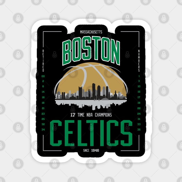 Boston Celtics since 1946 Magnet by slawisa