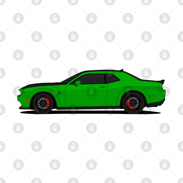 HELLCAT SIDE GREEN by VENZ0LIC