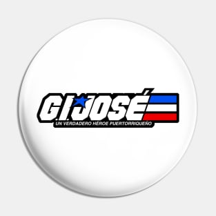 G.I. JOSÉ - Un Verdadero Héroe Puertorriqueño Pin