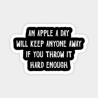 An apple a day Magnet