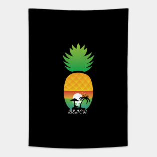 Pineapple Beach Tapestry