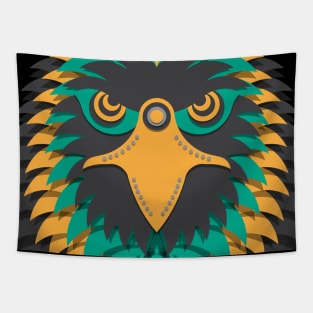 Eagle Illustration Tapestry