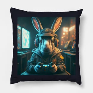 Gamer bunny Pillow