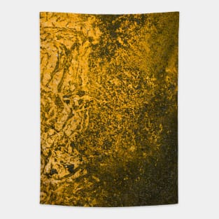 Beautiful golden paint effect on rough surface Tapestry