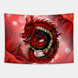 Wonderful asian dragon Tapestry